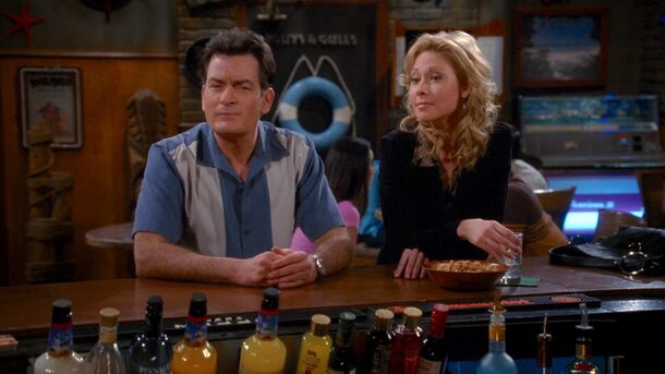 Fifteen years after Two and a Half Men fired him, Charlie Sheen is back with its writers — and his dad Martin