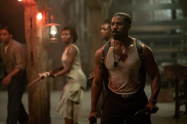 Michael B. Jordan is giving Thomas Crown a motive — he says nobody wants to watch a billionaire stealing art for fun