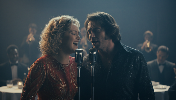 Hugh Jackman and Kate Hudson Dazzle in Song Sung Blue