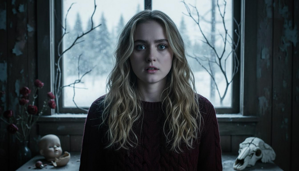 Kathryn Newton and Nick Jonas Crash Christmas in Holiday Horror White Elephant from Tucker & Dale vs. Evil Director