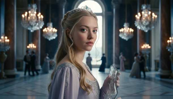 Amanda Seyfried Steps Into Cinderella’s Glass Slippers for Netflix’s Steps