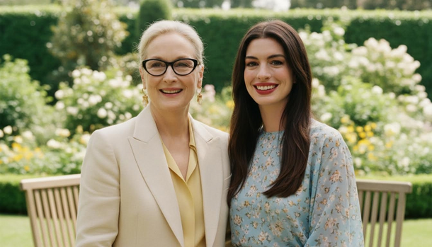Anne Hathaway Reveals The One Thing Meryl Streep Stole From Her