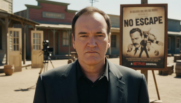 Quentin Tarantino Blasts Hollywood, Then Backs Netflix’s New Action Thriller