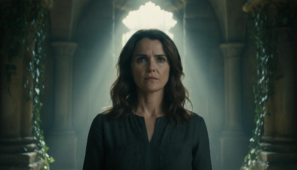 The Diplomat’s Keri Russell is volunteering for partner Matthew Rhys’ Widow's Bay