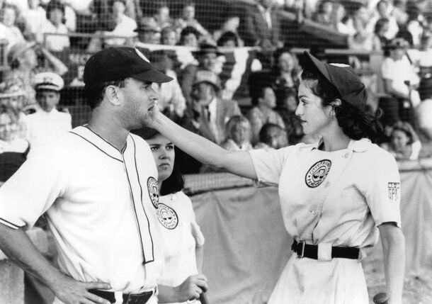 Tom Hanks is back on a baseball field 33 years after there's no crying in baseball