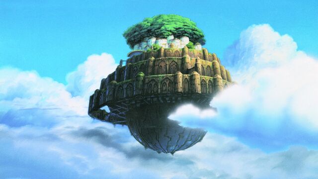 What Castle in the Sky is based on, in Miyazaki's own account of the film's origins