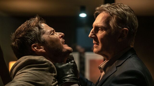 Liam Neeson has stopped doing the running in The Fix, and hands the gun to Zachary Levi