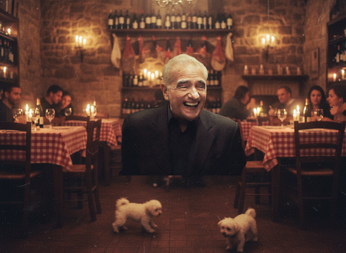 Martin Scorsese’s Dinner Party Ends in Canine Chaos