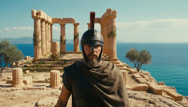The Odyssey star comments on American accent in Christopher Nolan epic