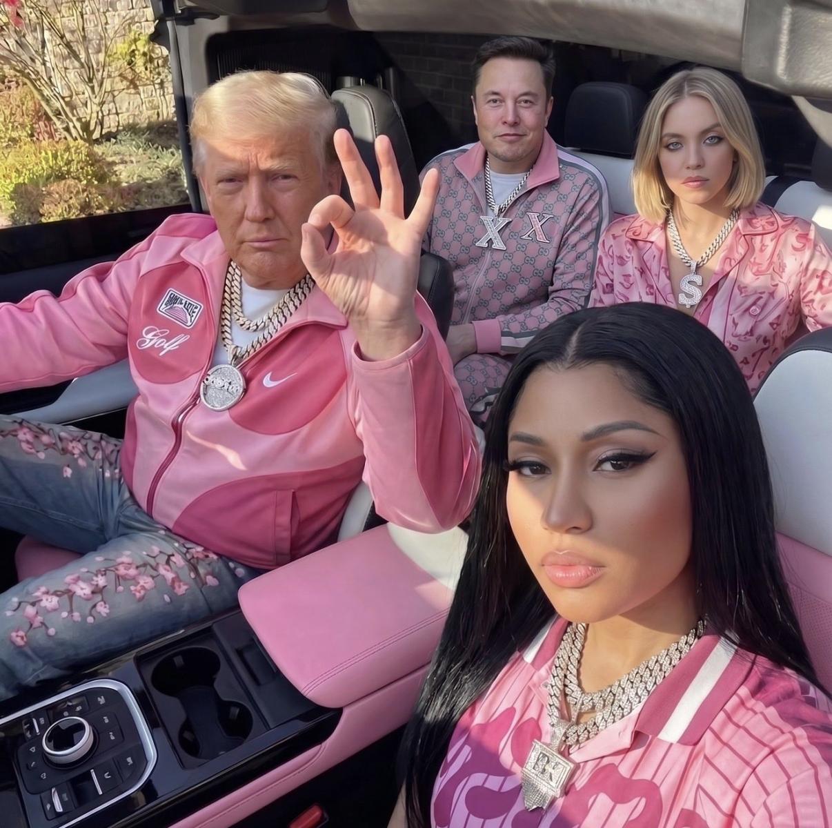 Why is Sydney Sweeney in Nicki Minaj’s AI birthday post for Donald Trump? - image 1