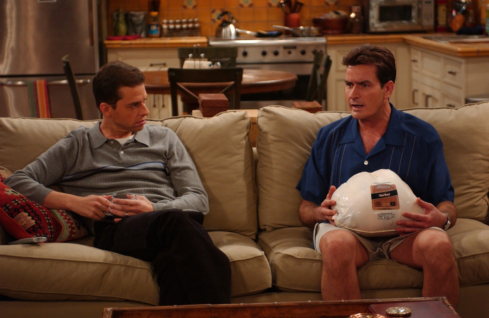 Fifteen years after Two and a Half Men fired him, Charlie Sheen is back with its writers — and his dad Martin - image 1